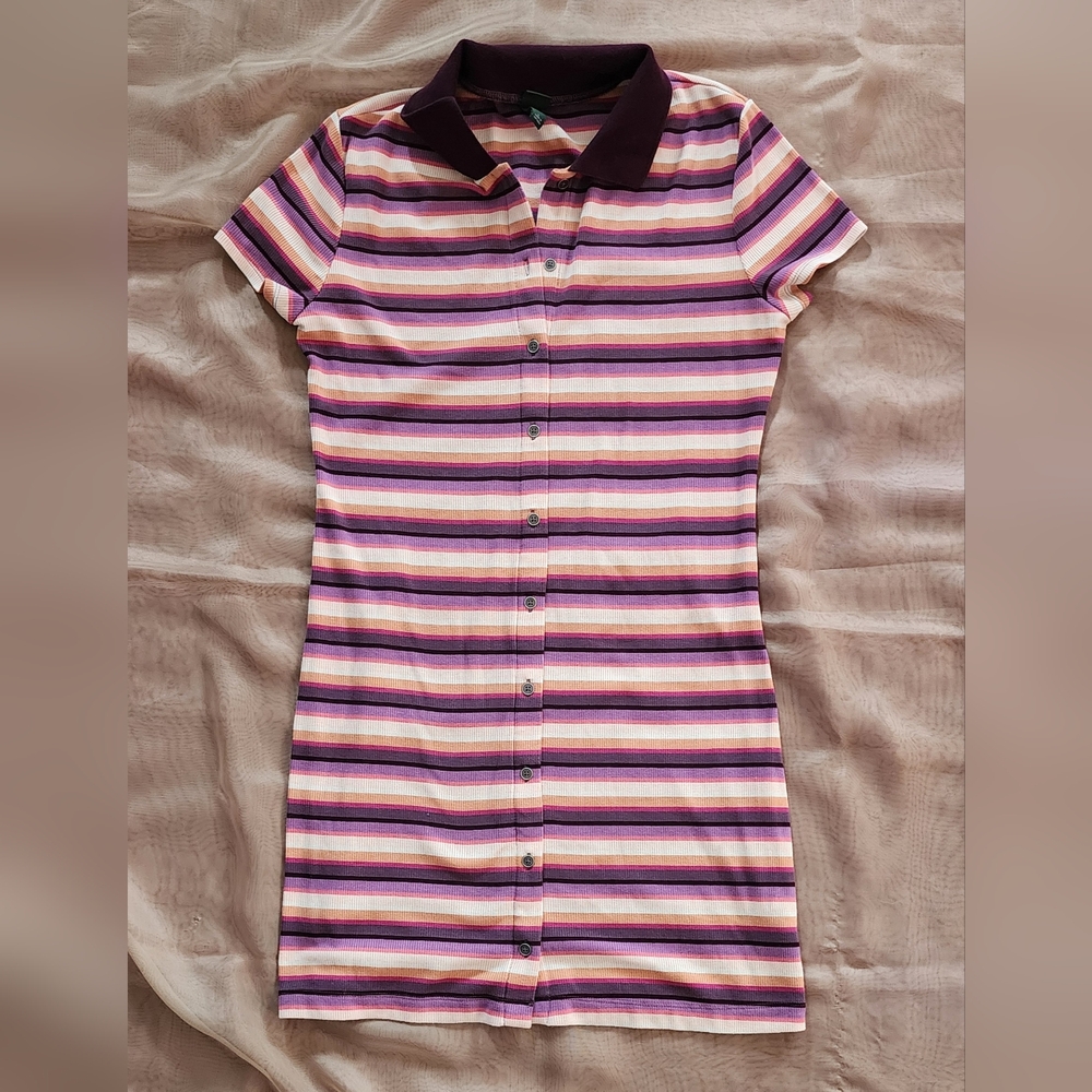 Pre-loved Wild Fable Striped Shirt Dress